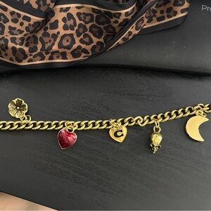 Purse extender or bag chain with charms - Unbranded